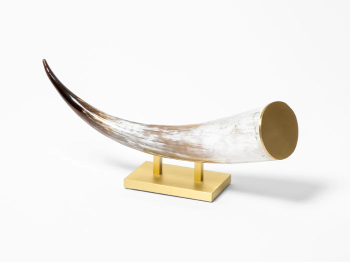 ZHID06BBOS - Horn/brass sculpture _ Zanchi 1952